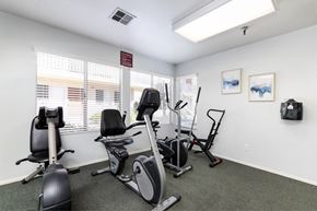 Whittier apartment for rent - Fitness Center With Modern Equipment at Whispering Fountains Whittier, Whittier, California
