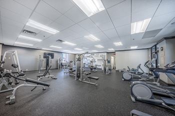 Modern fitness center