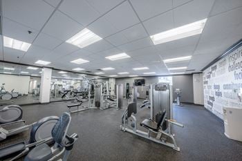 Modern fitness center