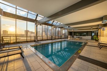 Elevate apartment homes indoor swimming pool and spa