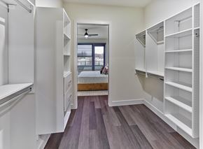 New Brunswick apartment for rent - A bedroom with a bed and a window.