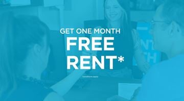 Beaumont townhouse for rent - A promotional image offering a free one month rent.