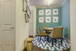 La Mesa apartment for rent - A dining area with a table and chairs.