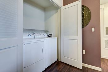 In-home washer & dryer for ultimate convenience