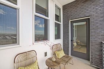 Balconies and direct outdoor access from select units