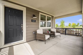 Individual porch on every home