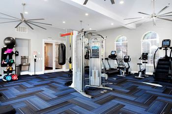 Fitness center with updated equipment