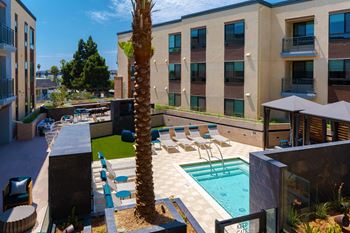 Resort-style oversized spa