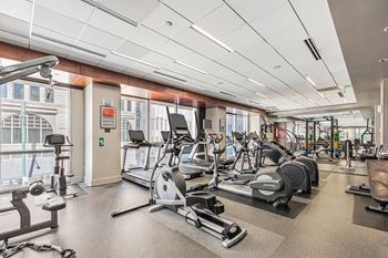 Modern fitness center