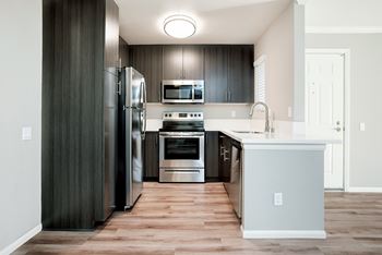Spacious, chef-inspired kitchens