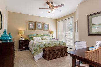 Carpeted floors
