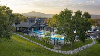 Expansive green space throughout the community