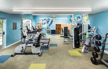 Brand new state of the art fitness center with yoga studio and on demand fitness classes