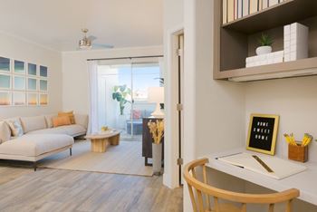 Expansive 9-foot ceilings