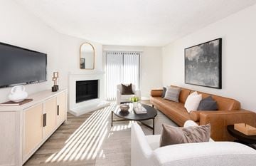 Littleton apartment for rent - a living room with a couch and a tv