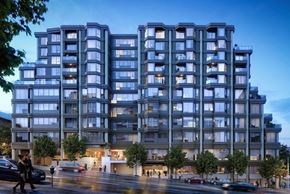San Francisco apartment for rent - A large, modern apartment building with many windows and balconies. at 1700 California Street, San Francisco, 94109