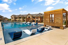 Red Oak apartment for rent - take a dip in the resort style pool at villas at Emerson at Red Oak apartments