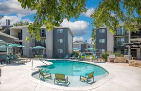Littleton apartment for rent - Pool With Relaxing Chairs at Terra Vista at the Park Apartments, Colorado, 80123