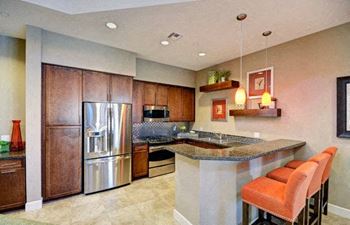 Kitchen with appliances