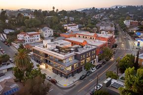 Los Angeles apartment for rent - Aerial view of the property at Edendale Crossing, California, 90026