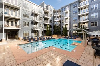 Resort-style saltwater swimming pool