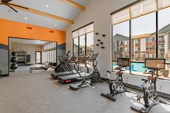 24-Hour fitness center with virtual training