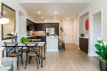 Wood-style plank flooring