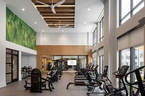 Annapolis apartment for rent - A gym with treadmills, weights and exercise machines.