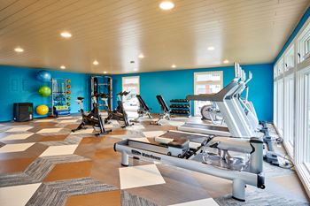High-tech 24-hour fitness center