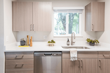 Brand new hardware and plumbing fixtures including pull-down gooseneck kitchen faucet