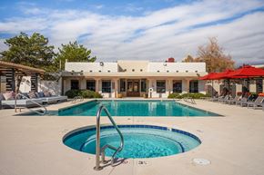 Albuquerque apartment for rent - Hot Tub And Pool at The Aubry, Albuquerque, NM, 87120