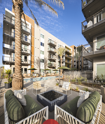 Poolside lounge