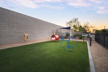 Expansive dog park with agility equipment and dog wash – we love pets!* *