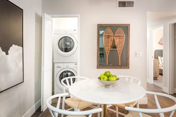 Stackable washer & dryer