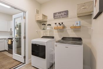 Full-size washer & dryer in every apartment home