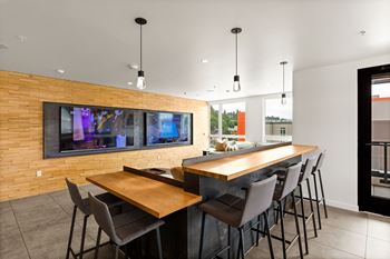 Modern dining hall