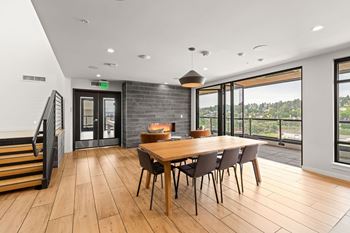 Dining room and staircase