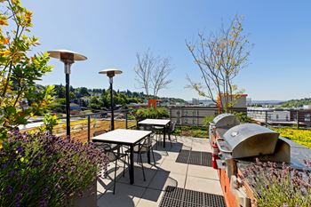 Outdoor grill area