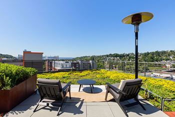 Rooftop patio