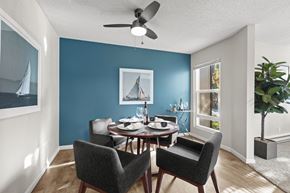 Bellevue apartment for rent - Model Apartment Dining Room at Central Park East, Washington