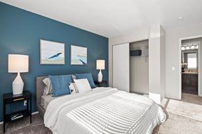 Bellevue apartment for rent - Model Apartment Bedroom at Central Park East, Bellevue, 98007
