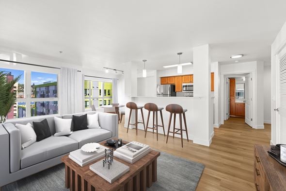 Seattle apartment for rent - Spacious and Bright Living Room at Dexter Lake Union, 98109