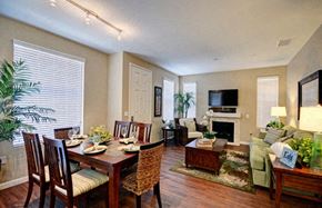 San Diego apartment for rent - living and dining area at Oceanview Terrace, San Diego