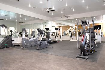 Modern fitness center