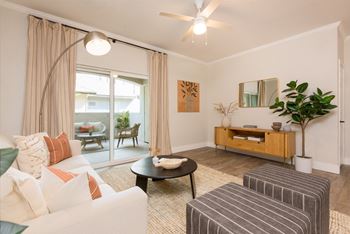 Spacious open-concept living room