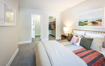 Large walk in closets*