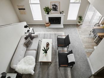 Spacious living room