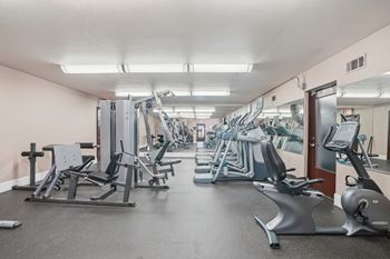 State-of-the-art fitness center with cardio