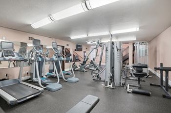 State-of-the-art fitness center with cardio