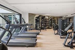 Carlsbad apartment for rent - A gym with treadmills and other exercise equipment.
